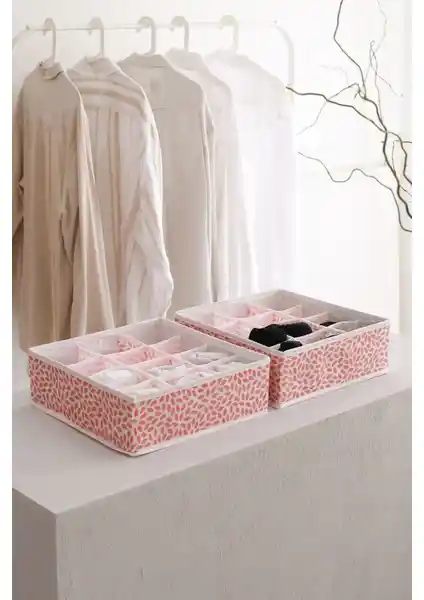 Rek Home 2li Pudra Çocuk Odası Dolap Çekmece İçi Düzenleyici Fonksiyonel ve Estetik Çözüm