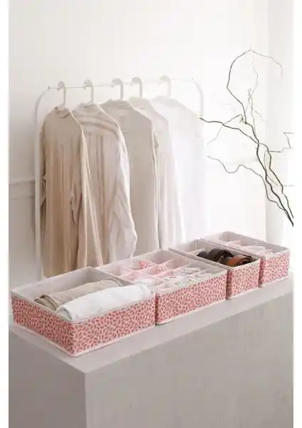 Rek Home 4'lü Pudra Çocuk Odası Düzenleyicileri ile Hem Estetik Hem İşlevsel Organizasyon