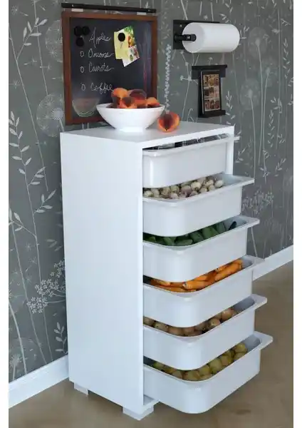 Remaks 6 Sepetli Çok Amaçlı Dolap: Fonksiyonellik ve Estetiğin Birleştiği Pratik Çözüm