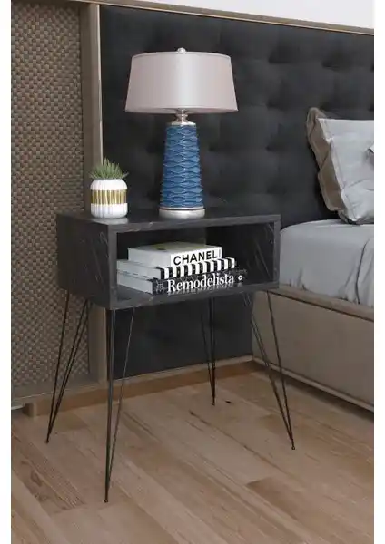 Remaks Elit Metal Ayaklı Komodin Siyah Mermer Detaylar ve Kullanım İpuçları