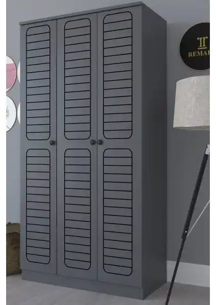 Remaks Fuga 3 Kapaklı Elbise Dolabı: Sağlıklı ve Modern Depolama Çözümü