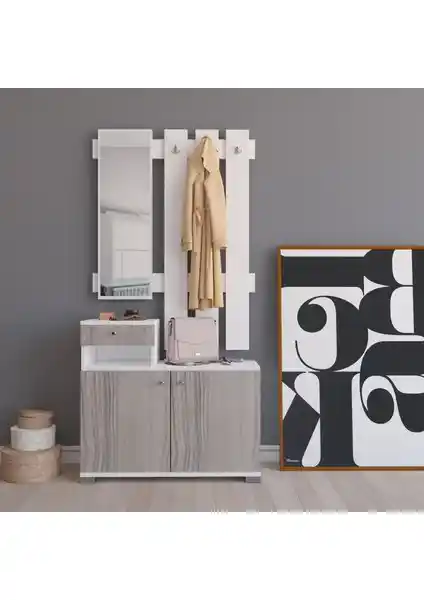 Remaks Orkide Vestiyer Portmanto Takımı Modern ve Şık Tasarımıyla Kullanıcıların Beğenisini Kazanıyor