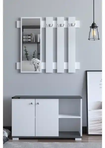 Remaks Plus Aynalı Vestiyer: Modern Tasarım ve Güvenli Malzemelerle Şık Giriş Çözümü