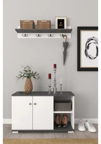 Remaks Royal Vestiyer Ayakkabılık Portmanto ve Duvar Askısı Modern ve Güvenli Tasarım