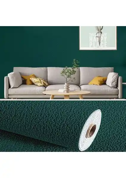 Renkli Duvarlar 50x280 cm Kendinden Yapışkanlı Esnek Duvar Sticker Kağıdı Modern Dekorasyon