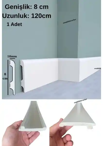 Renkli Duvarlar PVC Süpürgelik ile Evinize Estetik ve Dayanıklılık Katın