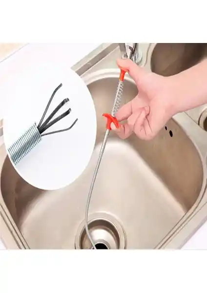 Rennway Clamp Tıkalı Lavabo ve Gider Boruları Açma Aparatı - Dayanıklı ve Pratik Çözüm