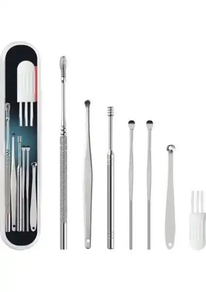 Rennway Spiral Kulak Temizleme Seti Paslanmaz Çelik Güvenilir ve Uzun Ömürlü Kulak Bakımı