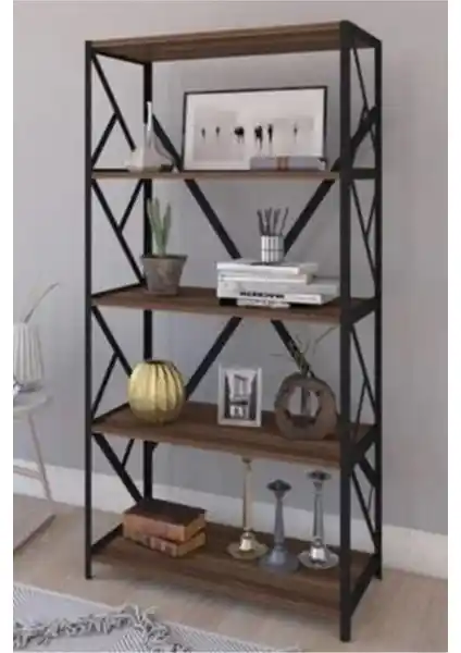 Retodesign 5 Katlı Kitap Rafı: Dayanıklı ve Şık Çok Katmanlı Mobilya Çözümü