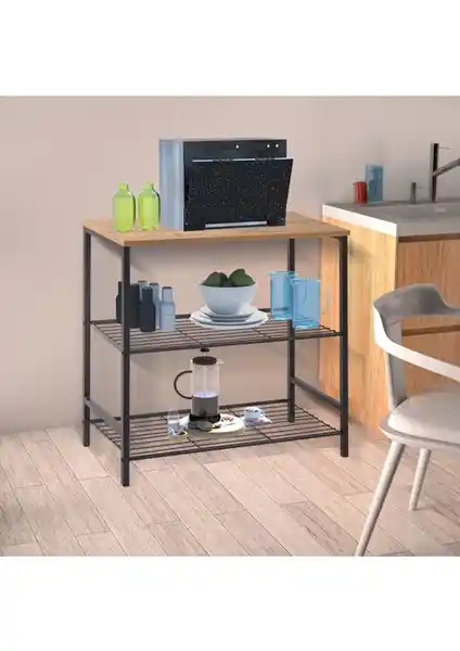 RetoDesign Atlantik Çam Çok Amaçlı Raf: Dayanıklı ve Şık Tasarım ile Çok Yönlü Kullanım