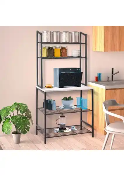 RetoDesign Beyaz Mutfak Bangosu: Dayanıklı ve Çok Amaçlı Modern Depolama Çözümü