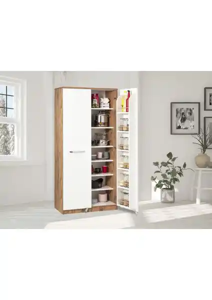 Reysa Mobilya Molina Kiler Dolap: Fonksiyonel ve Estetik Mutfak Depolama Çözümü