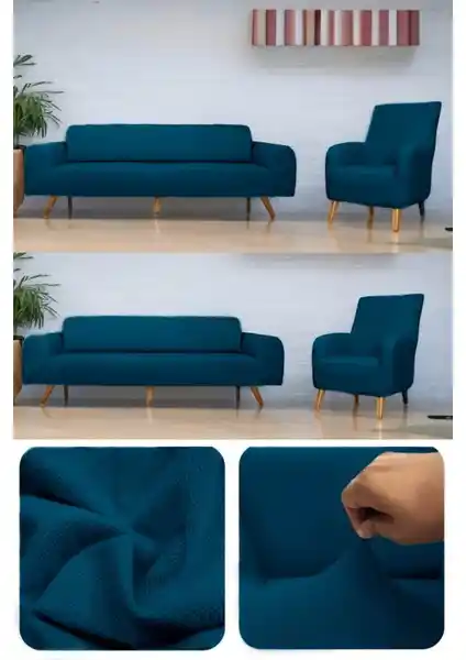 Riselerhome Balpeteği 3+3+1+1 Vizon Lastikli Kanepe Örtüsü Özellikleri ve Kullanım Avantajları