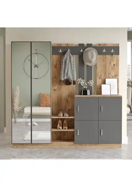 Robin Home LoRa Vestiyer ve Portmanto: Şık ve Fonksiyonel Giriş Dekorasyonu Çözümü