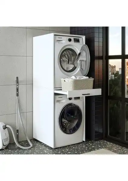 Roomart Çamaşır ve Kurutma Makinesi Dolabı: Modern ve Şık Çözüm