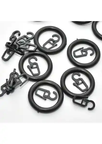 Rustik Tarzda Perde Halkası ve Klips Seti: Estetik ve Dayanıklı İç Mekan Çözümleri