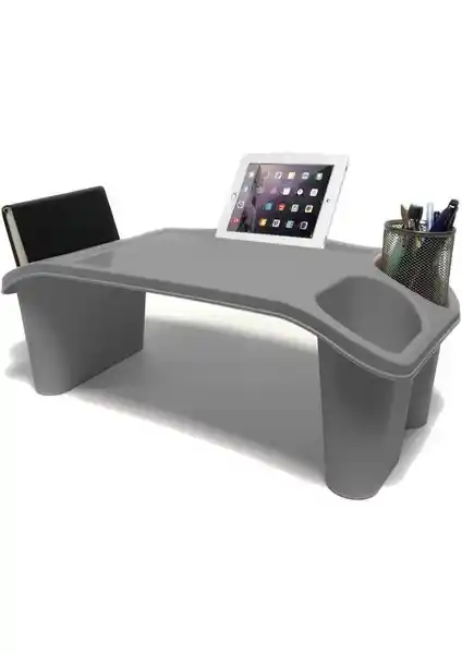 Saban Plastik Hobi Masası Laptop Sehpası Gri Çok Amaçlı Kullanışlı ve Dayanıklı