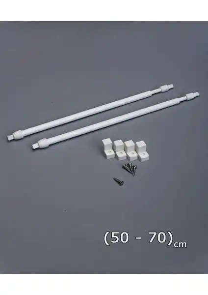 Şahinsoy Perde 50-70 cm Briz Çubuğu Dayanıklı ve Kullanışlı Perde Aksesuarı