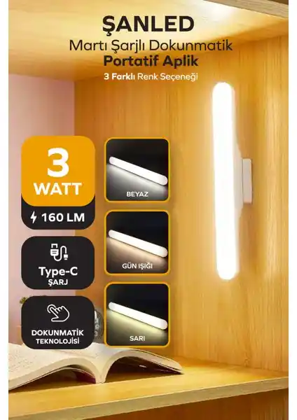 ŞANLED Şarjlı Mıknatıslı LED Işık: Çok Yönlü ve Taşınabilir Aydınlatma Çözümü