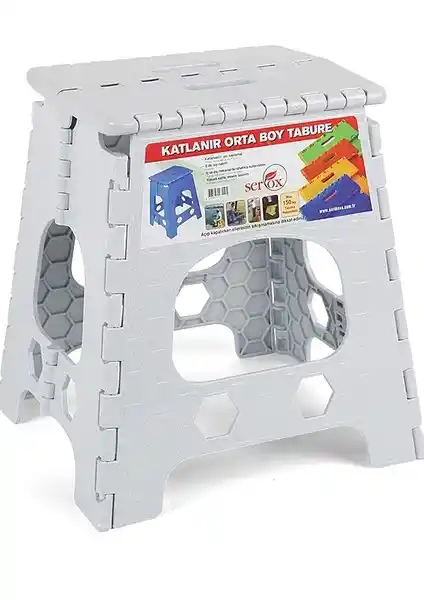 Saral Katlanır Tabure Orta S 2014: Hafif ve Pratik Katlanabilir Oturma Çözümü