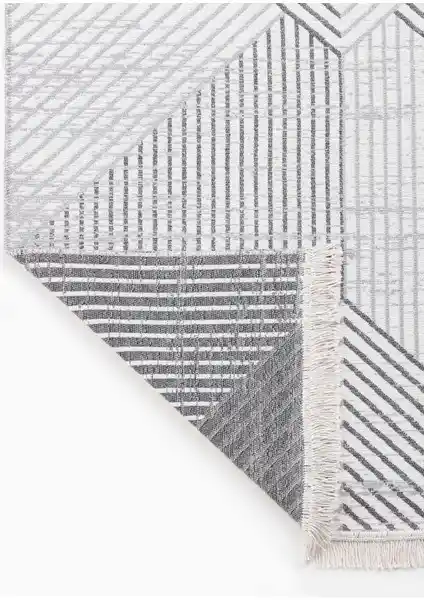 Saraz Halı Bohem Serisi Gri Kilim: Modern ve Dayanıklı Dekorasyon Çözümü