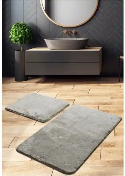 Saraz Halı Klozet Takımı Srz Puffy Gri: Modern Tasarım ve Yüksek Hijyen Standartları