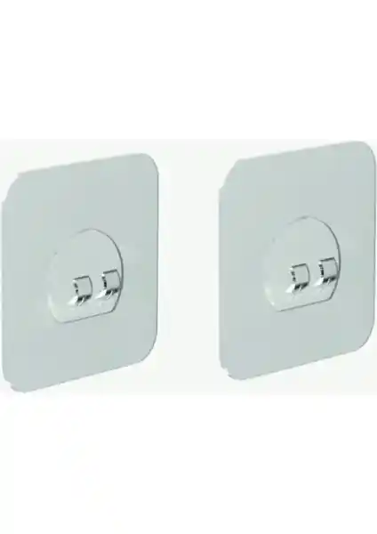 Sas Yedek 2 Adet Yapışkanlı Askılık Sticker: Güçlü ve Dayanıklı Pratik Asılma Çözümü