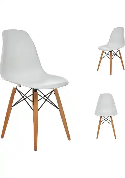 Seduna Beyaz Eames Sandalye: Modern Tasarım ve Dayanıklılık Sunan Şık Ofis ve Ev Oturma Çözümü
