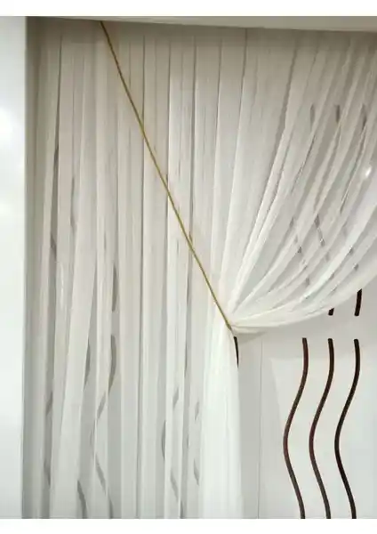 Self Stone Gold Tül ve Fon Toplama Halatı 3 Metre Uzunlukta Şık ve Dayanıklı Aksesuar