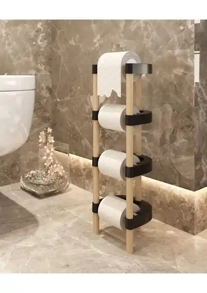 Seowood Ahşap Wc Tuvalet Kağıtlığı: Estetik ve İşlevselliğin Modern Banyo Dekorasyonuna Katkısı