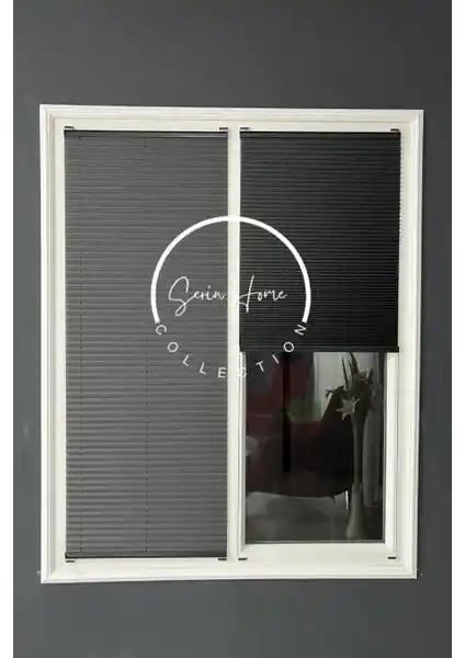 Serin Home Collection Antrasit Katlanabilir Plise Perde: Modern ve Pratik Çözüm