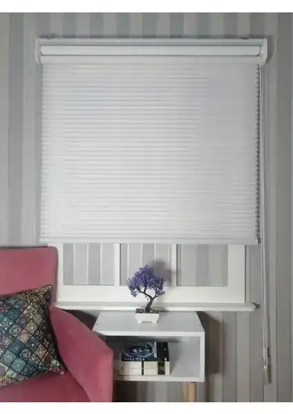 Serin Home Collection Beyaz Çift Kanatlı Mekanizmalı Zebra Perde ve Güneşlik Özellikleri