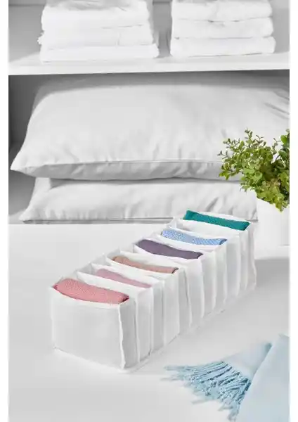 Serstil 2. Boy 11 Gözlü Çok Amaçlı Kumaş Organizer Ev ve Seyahatleriniz İçin Pratik Çözüm