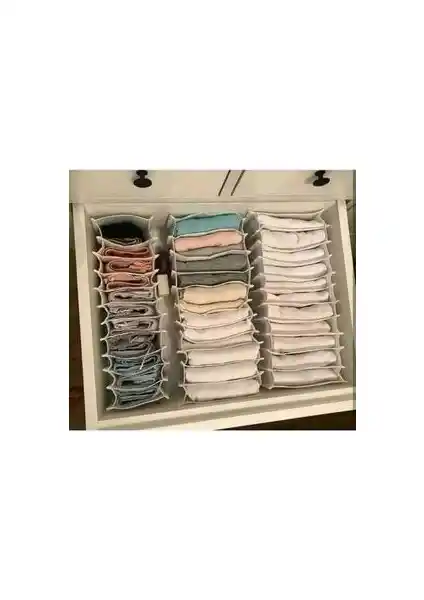 Serstil 3'lü İç Giyim Düzenleyici Organizer Seti Pratik ve Şık Çözüm