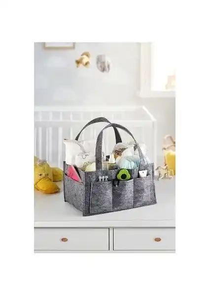 Serstil Keçe Anne Bebek Bakım Çantası: Hafif, Şık ve Pratik Düzenleyici Organizer