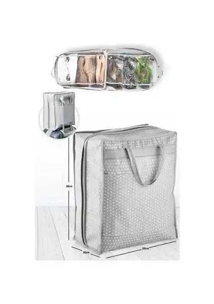 Serstil Lacivert Ayakkabı Saklama Hurcu: Dayanıklı ve Çok Yönlü Organizatör