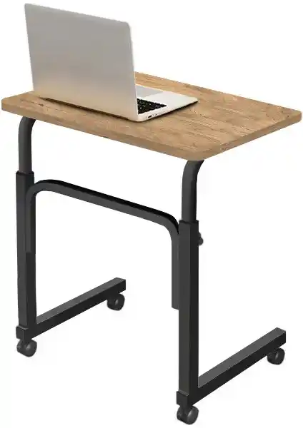 Servetavcı Yükseklik Ayarlı Ahşap Laptop Sehpası Atlantik Çam Renkli 60x40 cm