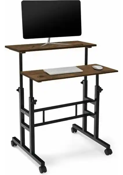 Servetavcı Yükseklik Ayarlı Ceviz Tasarımlı Bilgisayar ve Çalışma Masası İncelemesi