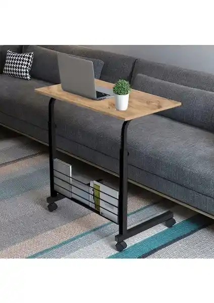 Servetavcı Yükseklik Ayarlı Kitaplıklı Laptop Sehpası ile Ergonomik Çalışma Ortamı Yaratın
