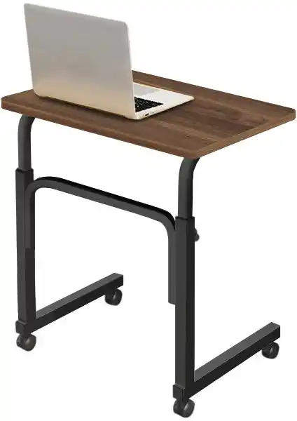 Servetavcı Yükseklik Ayarlı Laptop Sehpası Ceviz Renkli Tekerlekli Tasarım ve Kullanım Özellikleri