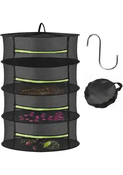 Servisi Masterr 4 Seviyeli Bitki Kurutma Filesi Çok Fonksiyonlu ve Pratik Çözüm