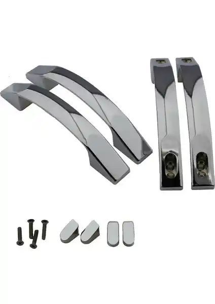 SETA 2 Kapaklık Krom Duşakabin Kulpu: Dayanıklı ve Estetik Modern Banyo Aksesuarı