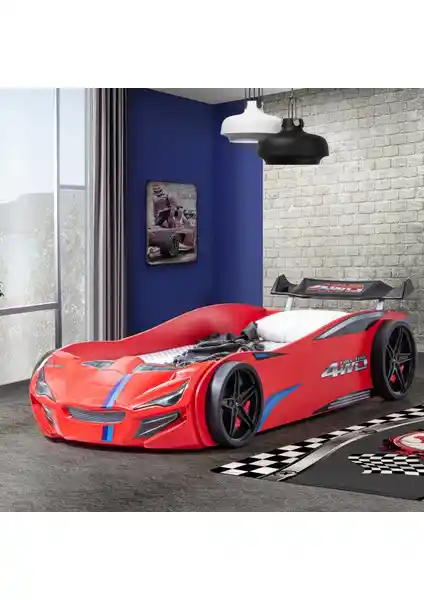 Setay Merso Rüzgarlıklı Arabalı Yatak: Modern ve Taşıması Kolay Çocuk Odası Yatağı