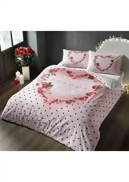 Sevgililer Günü İçin Parlayan Çift Kişilik Nevresim Takımı ve Öne Çıkan Özellikleri