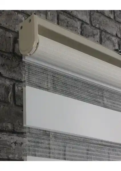 Sezerler Perde Ekonomik Beyaz Zebra Perde 80x200 Modern ve Kullanışlı Dekorasyon Ürünü