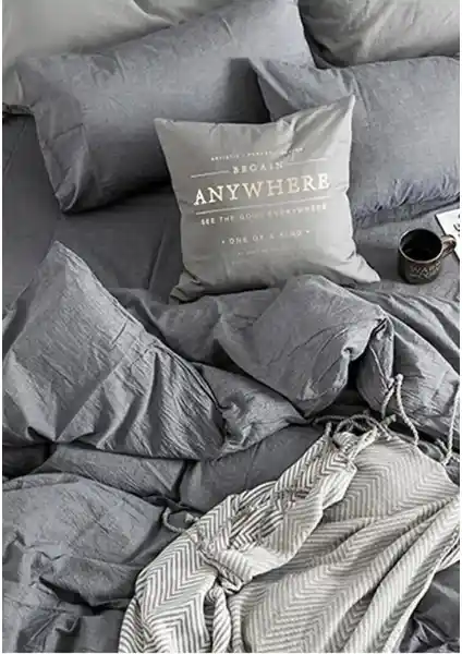 Sheri Basic Çift Kişilik Pamuk Nevresim Takımı Estetik ve Kullanışlı Tasarım