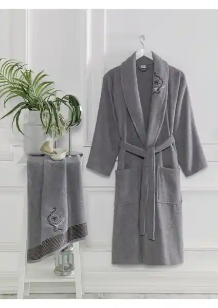 Şilay Home Büyük Beden Havlulu Bornoz Seti: Konfor ve Şıklık Sunan Kaliteli Tasarım