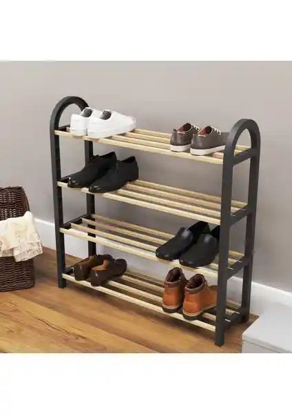 Sinbo STO-6719 Ahşap Çubuklu Ayakkabılık: Şık ve Dayanıklı Ev Düzeni Çözümü