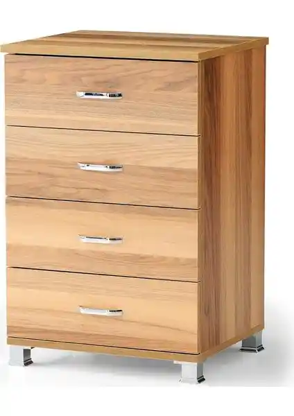 Sivas Gözde Ekonomik 4 Çekmeceli Komodin Şifonyer: Modern ve Kullanışlı Mobilya Çözümü