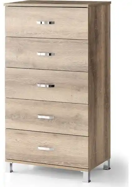 Sivas Gözde Ekonomik Yüksek 5 Çekmeceli Şifonyer Modern ve Uygun Fiyatlı Mobilya Seçeneği